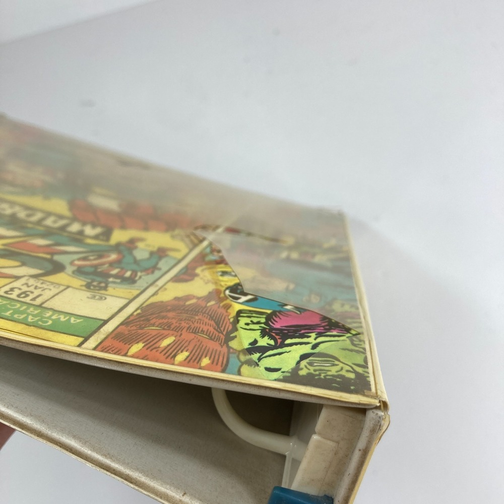 Vintage Captain America Comic Book Binder Mead Marvel Comics 1970s Rare - Picture 2 of 16